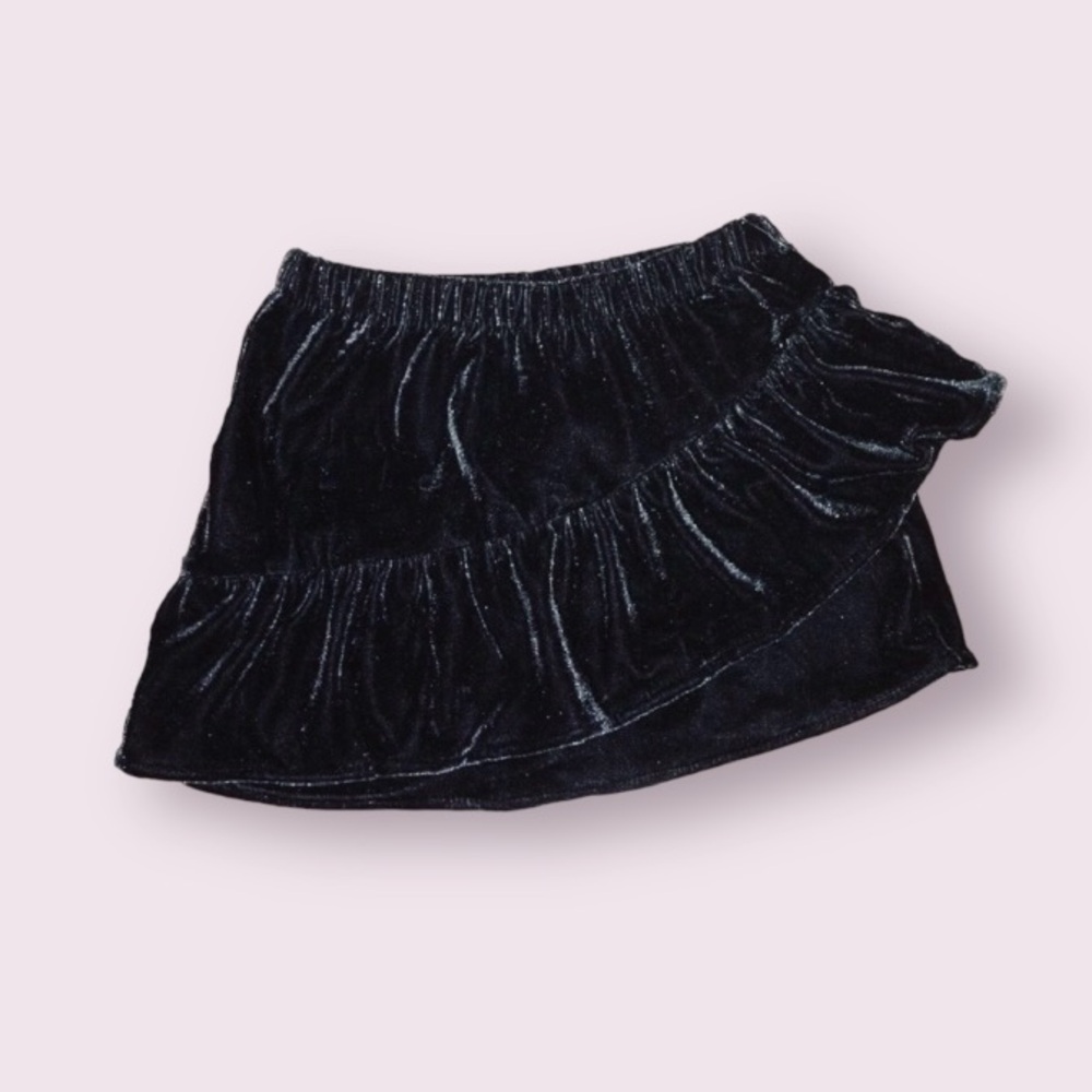 Black Velvet Tutu Skirt with Ruffle by Holiday Time